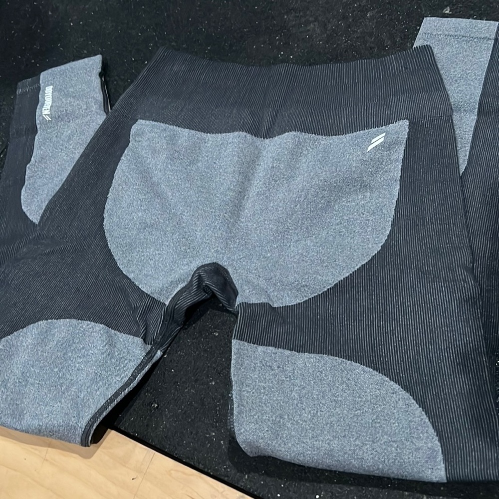 Do You Even contour seamless leggings, gray, size small